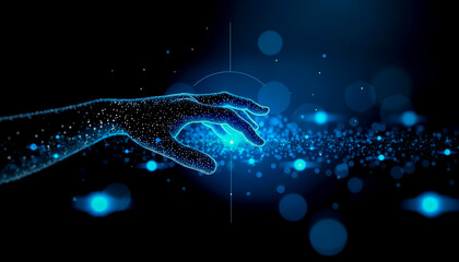 Artificial Intelligence Digital Technology Network Data Stream