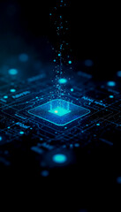 Artificial Intelligence Digital Technology Network Data Stream