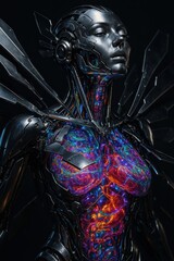 Biomechanical Sentinel Revealing Rainbow‑Lit Organs