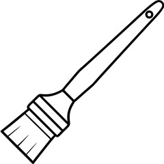 Elegant Brush Stroke Outline Vector