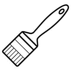 Elegant Brush Stroke Outline Vector