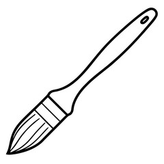 Elegant Brush Stroke Outline Vector