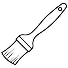 Elegant Brush Stroke Outline Vector