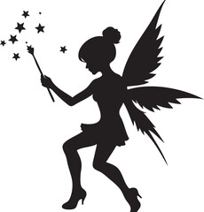 Beautiful Fairy Silhouette