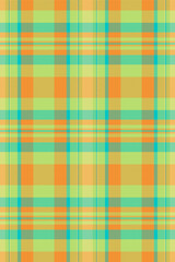 Vibrant summery plaid pattern in sunny orange and lime green hues.  Ideal for textile design, fashion, website backgrounds, or cheerful seasonal projects.