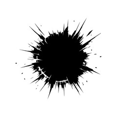 Cracked hole Wall Broken texture.