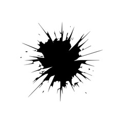 Cracked hole Wall Broken texture.