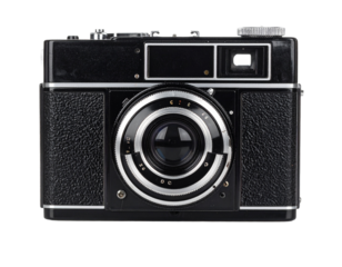 Classic Old Camera Isolated on White