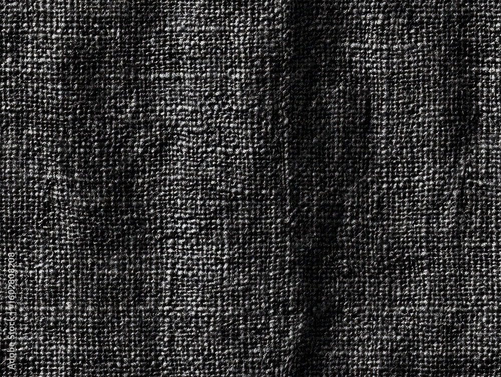 Poster black and grey burlap texture for background and design use