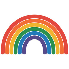 Fototapeta premium colorful rainbow vector illustration