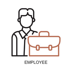 Change Management Employee illustration for change management concept