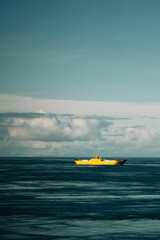 Fototapeta premium ferry in the sea