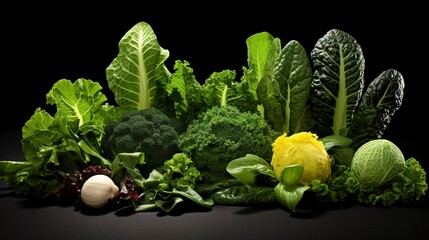 A photo of a collection of different types of cauliflower
