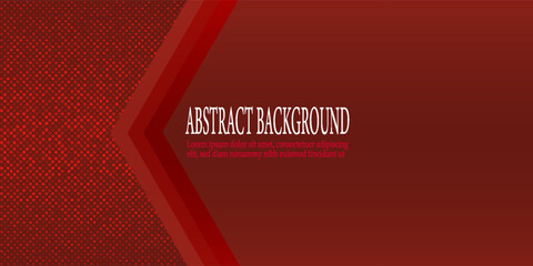 Red Abstract Dotted Background for Business and Tech Conference Banner