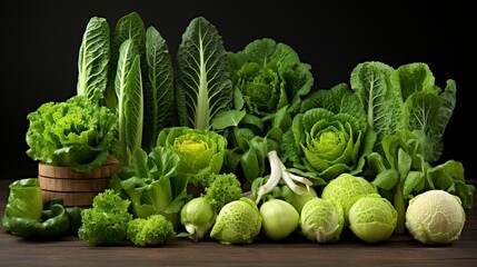 A photo of a collection of different types of cauliflower