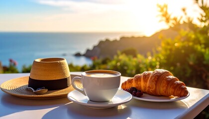 Morning coffee with a view