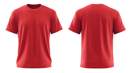 Minimalist white cotton t shirt hanging loosely on clothesline, floating against pure white backdrop, highlighting clean design aesthetic