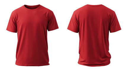 Minimalist white cotton t shirt hanging loosely on clothesline, floating against pure white backdrop, highlighting clean design aesthetic