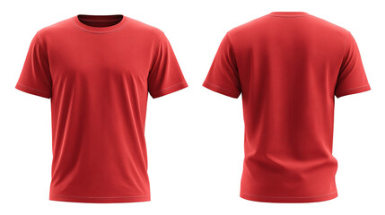 Minimalist white cotton t shirt hanging loosely on clothesline, floating against pure white backdrop, highlighting clean design aesthetic