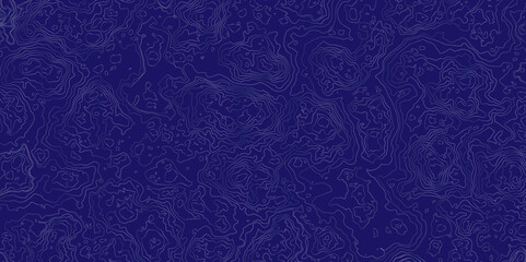 Stylized topographic map outline height in lines and contours. The concept of a conditional geographical scheme and the trajectory of the terrain. Topography wavy pattern. 