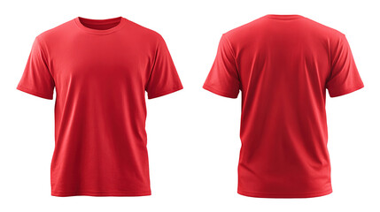 Minimalist white cotton t shirt hanging loosely on clothesline, floating against pure white backdrop, highlighting clean design aesthetic