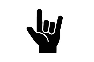 Obraz premium Rock On Hand Gesture rock and roll music