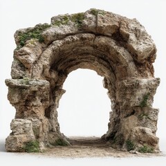 The crumbling Sawul stone archway stands as a testament to ancient engineering and civilization. Overgrown with moss, it invites exploration into the past and its forgotten stories