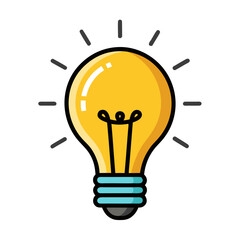 light bulb vector