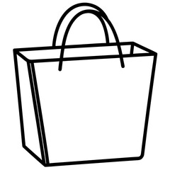 Flat Eco Bag Vector