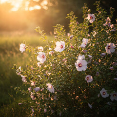 Pink Mugunghwa, also known as rose of the Sharon