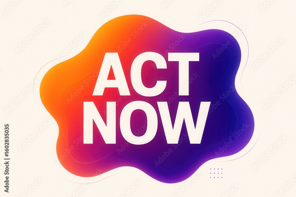 Poster bold text 