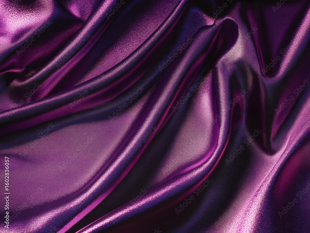 Poster dark purple pearlescent gradient fabric texture for background use
