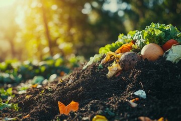 Harvest of vegetables in garden