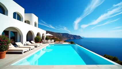 Fototapeta premium Modern Curved Roof House in Forest Setting image