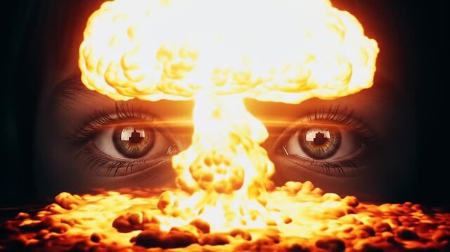 Child's Eyes Witness Nuclear Explosion