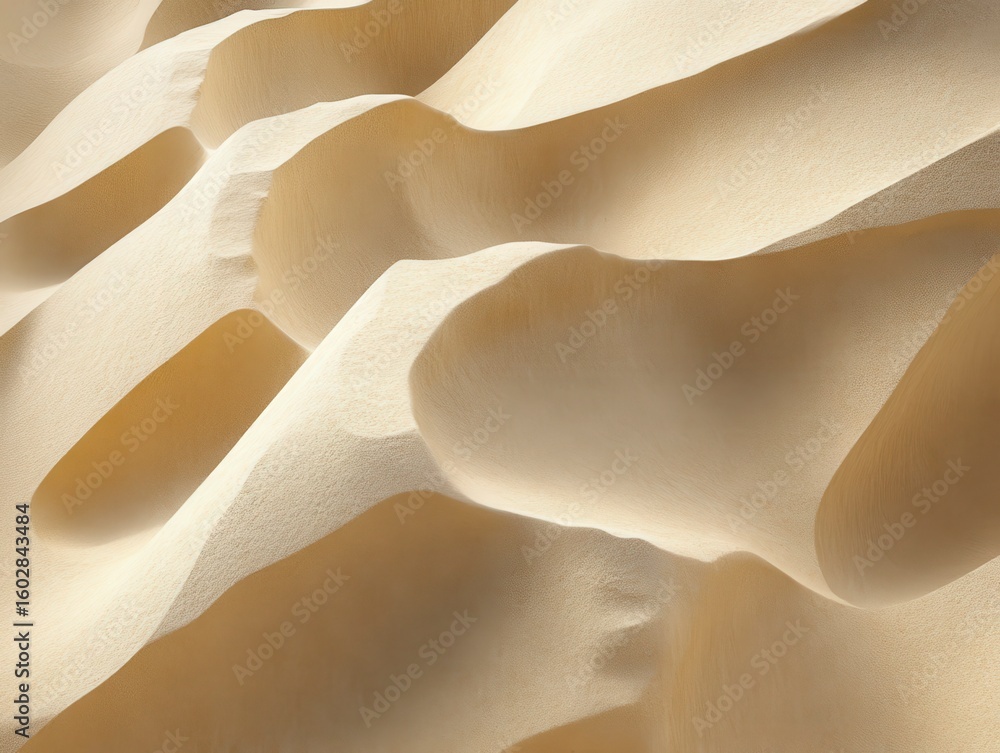 Poster soft sand textures and shapes in smooth natural patterns