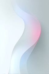 Light grey and pastel tones blend into soft abstract curves, offering a clean and minimal layout perfect for business presentations and professional designs