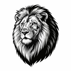 Hand-Drawn Vector Lion Illustration