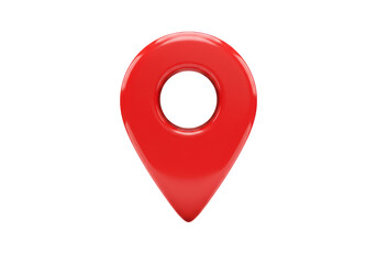 Isolated Red Location Pin Icon