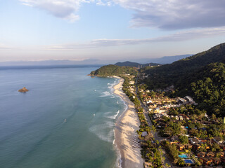 The beautiful tropical beach village of Juquehy