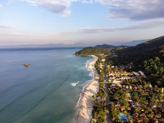 The beautiful tropical beach village of Juquehy