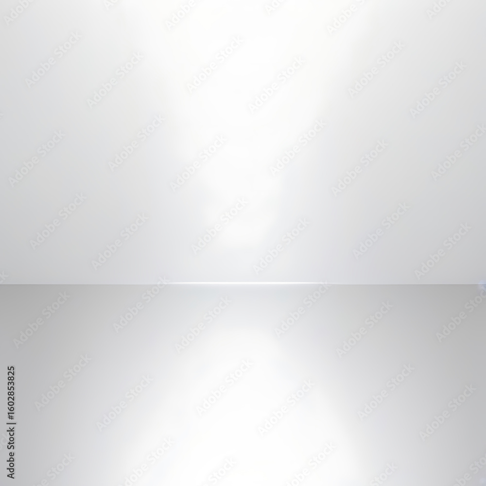 Poster elegant white abstract curve with gradient light, modern minimalist ai background