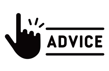 シンプルな指差しアイコン　イラスト　手　注目　確認　ポイント　アドバイス　チェック　指を差す　重要