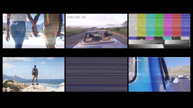 Retro Television Screen