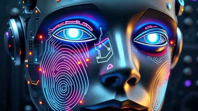 blue and white fractal background