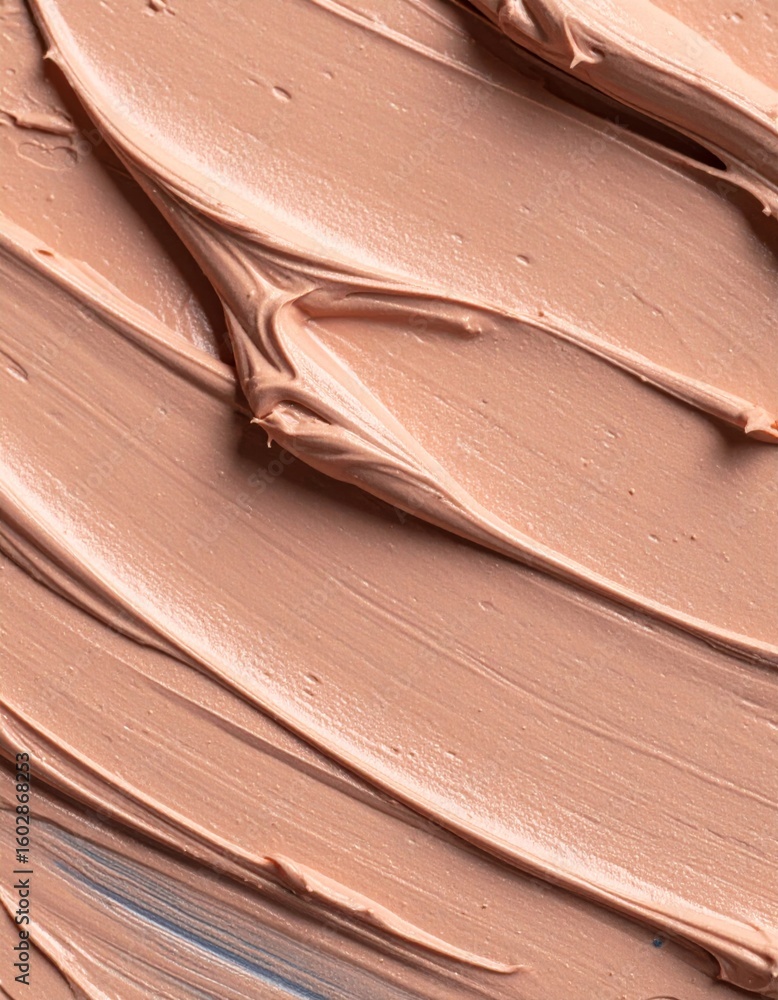 Poster abstract beige paint swirls with smooth texture and neutral color palette backdrop
