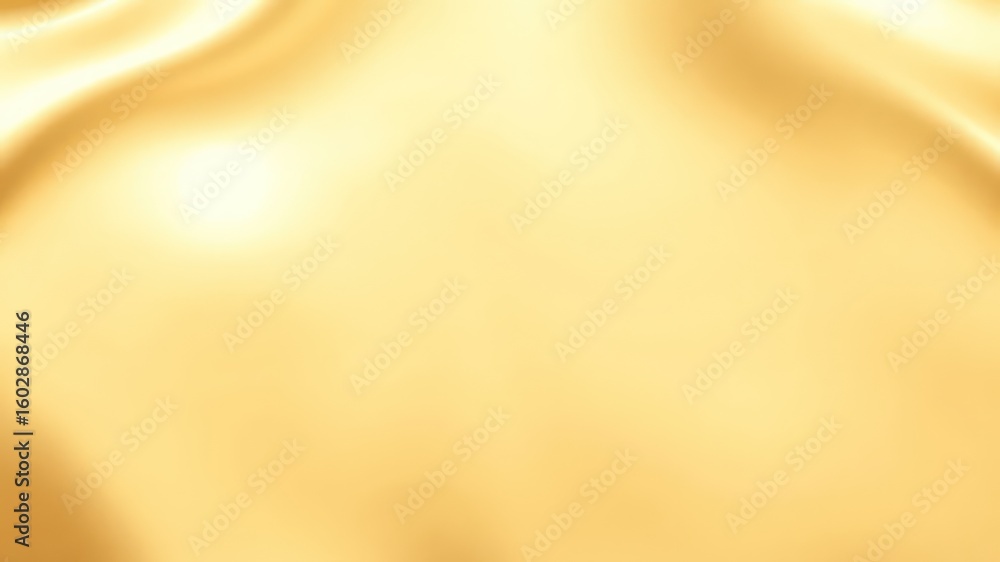 Poster elegant fabric with flowing folds, soft shadows, and a shimmering golden surface creating a luxuriou