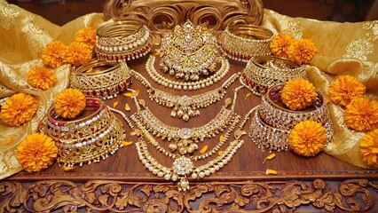 Obraz premium Festive jewelry display