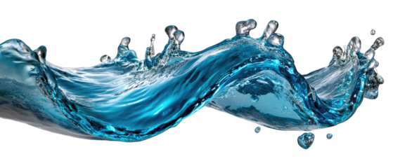 Water Flow in Motion: Dynamic capture of water's fluidity and movement, showcasing its transparent texture and captivating patterns.
