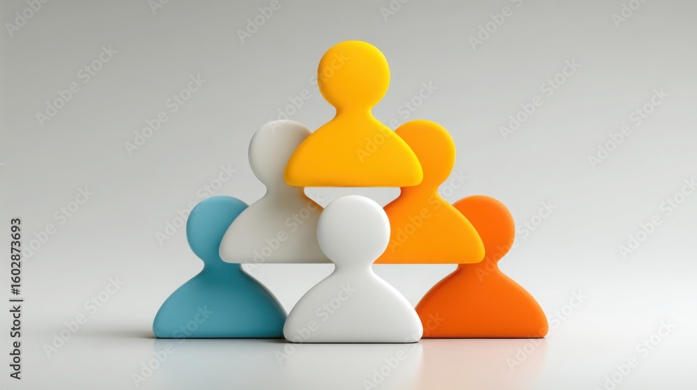 Poster a diverse group of people collaborating together in a professional setting representing teamwork and